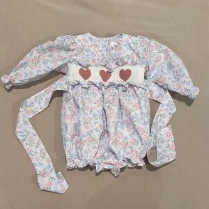 Cecil and Lou floral bubble with heart accents